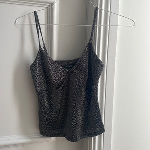 Wild Fable Metallic Leopard Tank Top XS Women’s